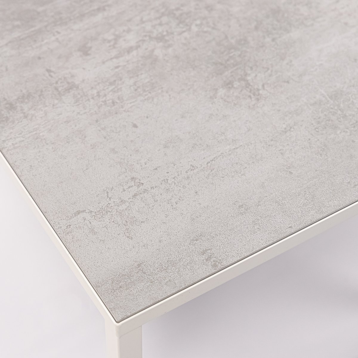 KantoormeubelenPlus Stalux Salontafelset 'Lisa' 65 en 50cm, kleur wit / beton