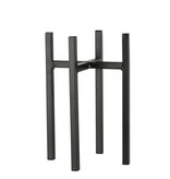 KantoormeubelenPlus Ascot Plantenstandaard - L14 x B14 x H25 cm - Metaal - Zwart