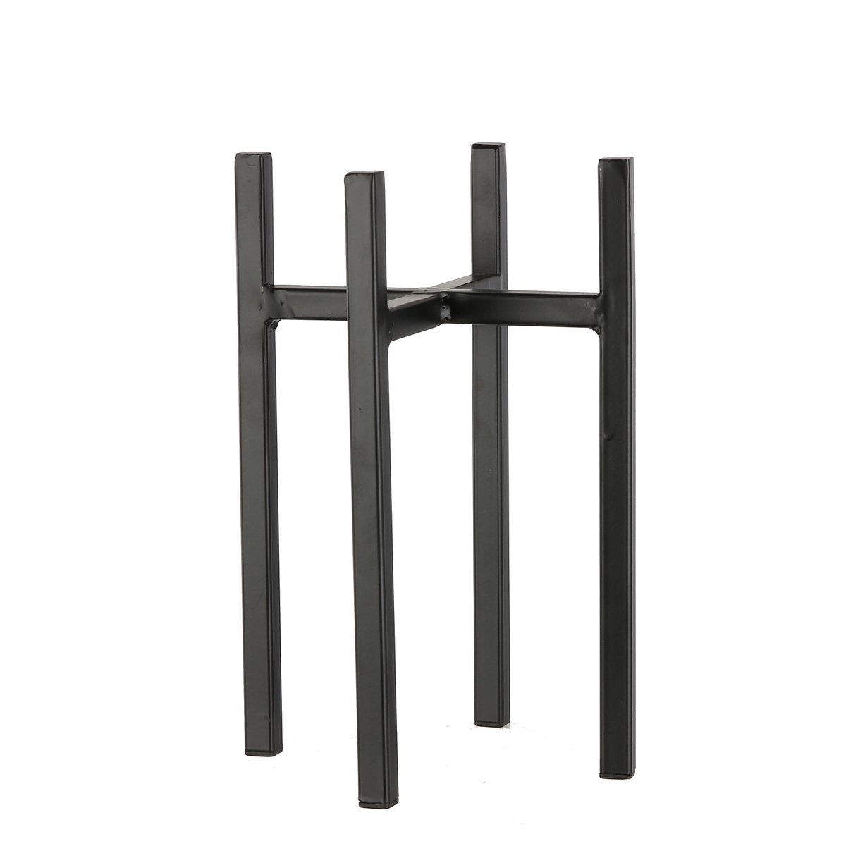 KantoormeubelenPlus Ascot Plantenstandaard - L14 x B14 x H25 cm - Metaal - Zwart