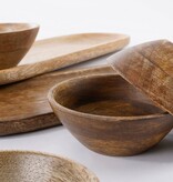 Tomar Schaaltjes en Dienblad - L35 x B12 x H5 cm - 100% FSC Mangohout - Lichtbruin