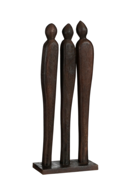 KantoormeubelenPlus Pegara Woondecoratie - L7 x B18 x 46 cm - FSC 100% Mangohout - Bruin