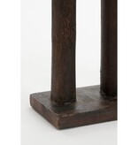 KantoormeubelenPlus Pegara Woondecoratie - L7 x B18 x 46 cm - FSC 100% Mangohout - Bruin