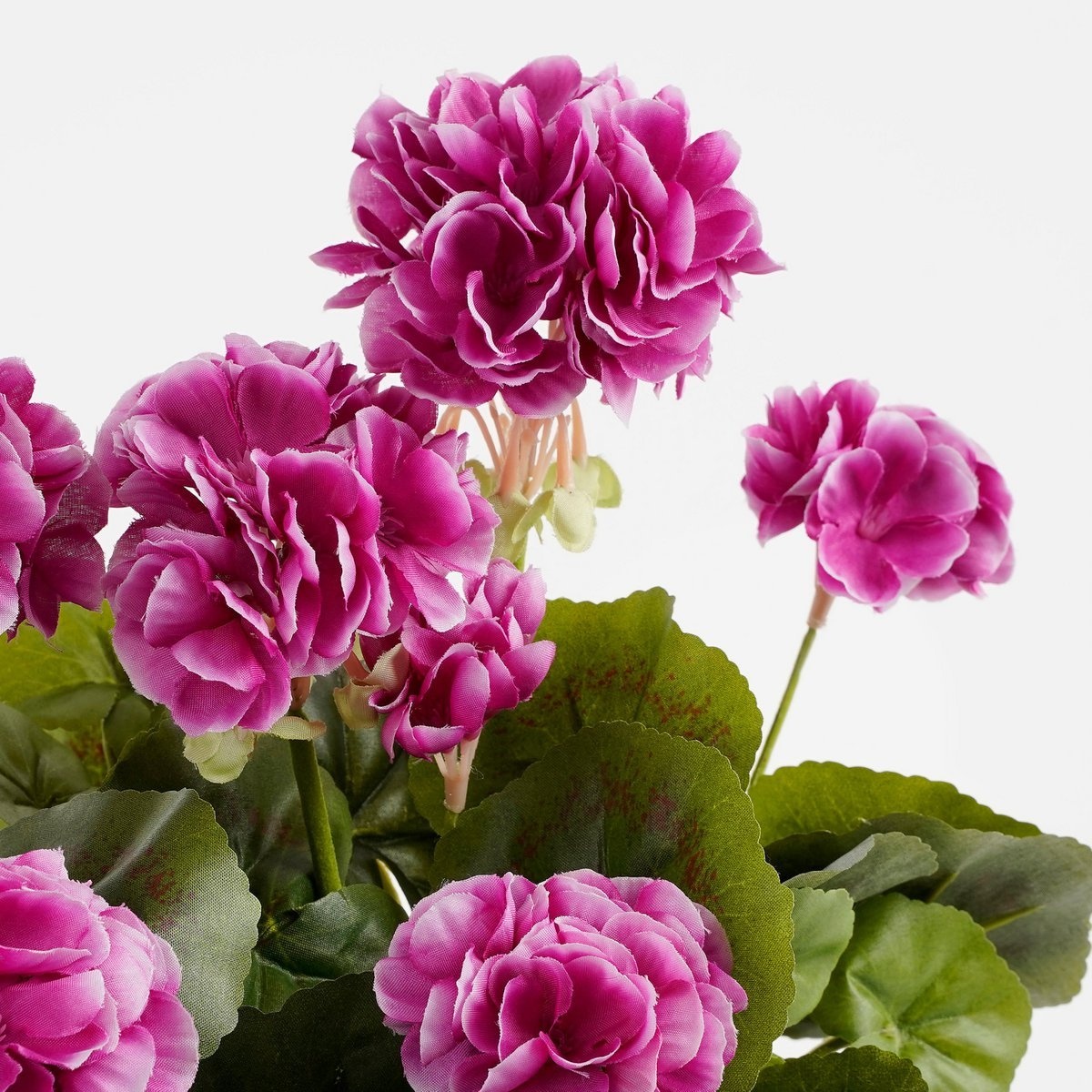 KantoormeubelenPlus Geranium Kunstplant in Balkonbak - L29 x B13 x H40 cm - Paars