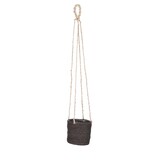 KantoormeubelenPlus Atlantic Mand voor Planten - Set van 2 - H16 x Ø16 cm - Grijs