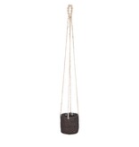 KantoormeubelenPlus Atlantic Mand voor Planten - Set van 2 - H16 x Ø16 cm - Grijs