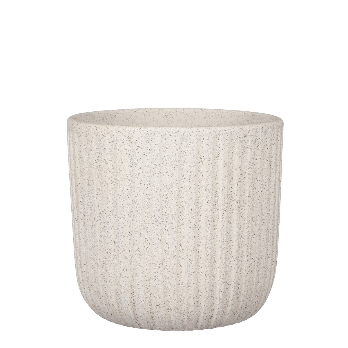 KantoormeubelenPlus Dante Bloempot - H22 x Ø24 cm - Off white