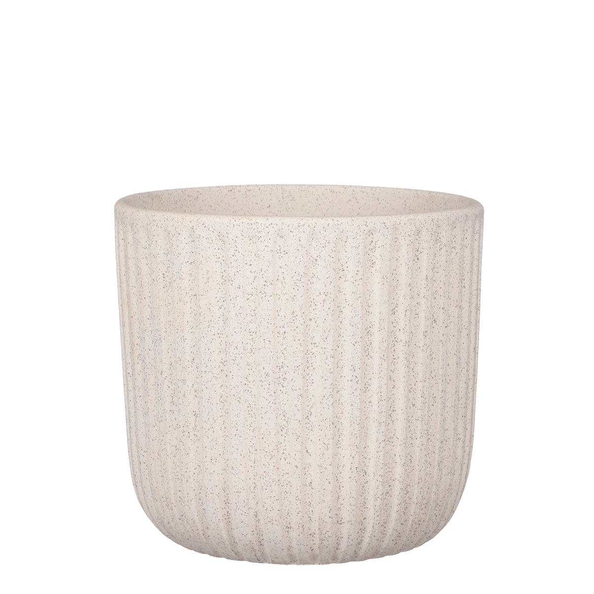 KantoormeubelenPlus Dante Bloempot - H22 x Ø24 cm - Off white
