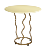 KantoormeubelenPlus Futura Bijzettafel - H53 x Ø55 cm - Metaal - Lichtgroen