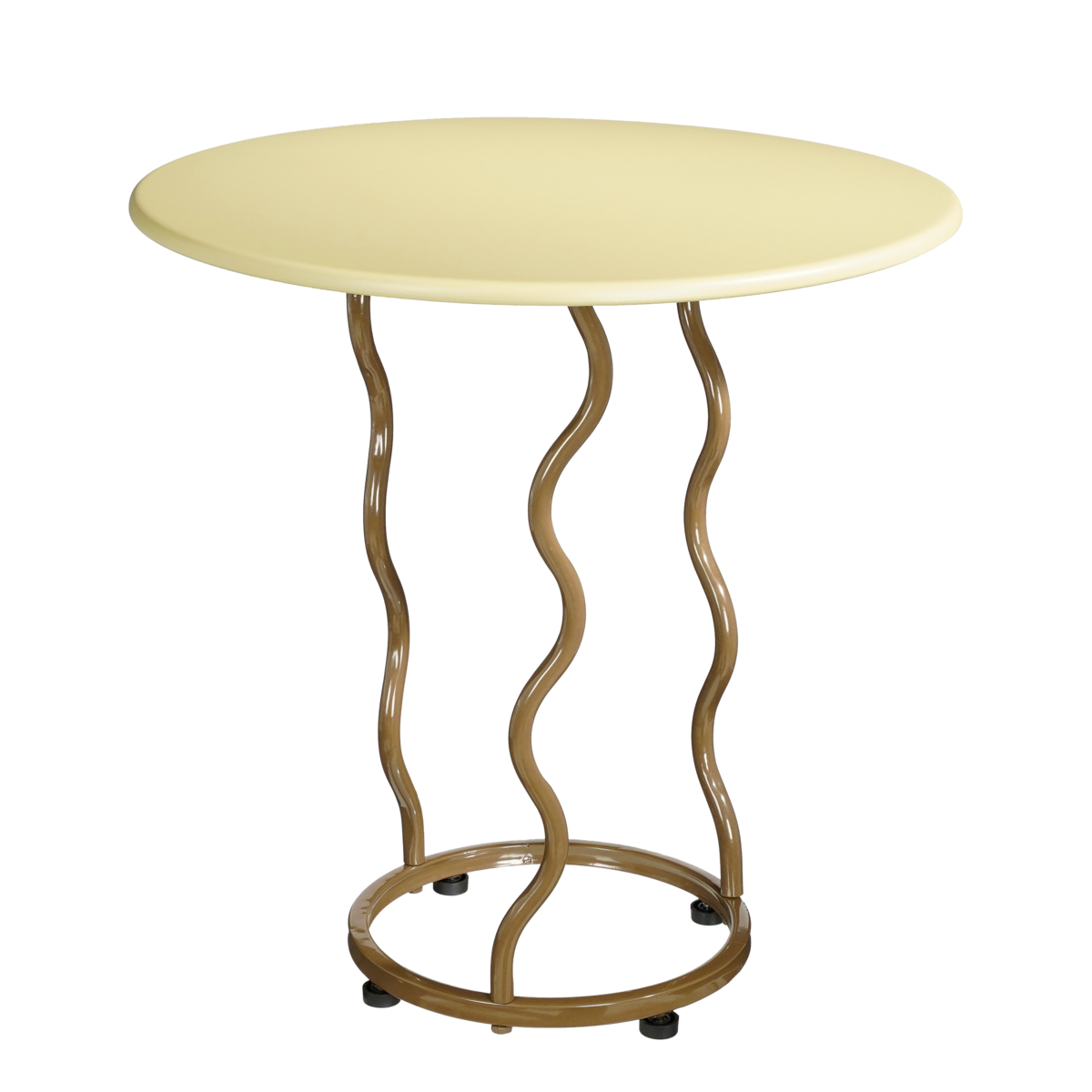 KantoormeubelenPlus Futura Bijzettafel - H53 x Ø55 cm - Metaal - Lichtgroen