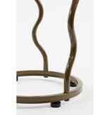 KantoormeubelenPlus Futura Bijzettafel - H53 x Ø55 cm - Metaal - Lichtgroen