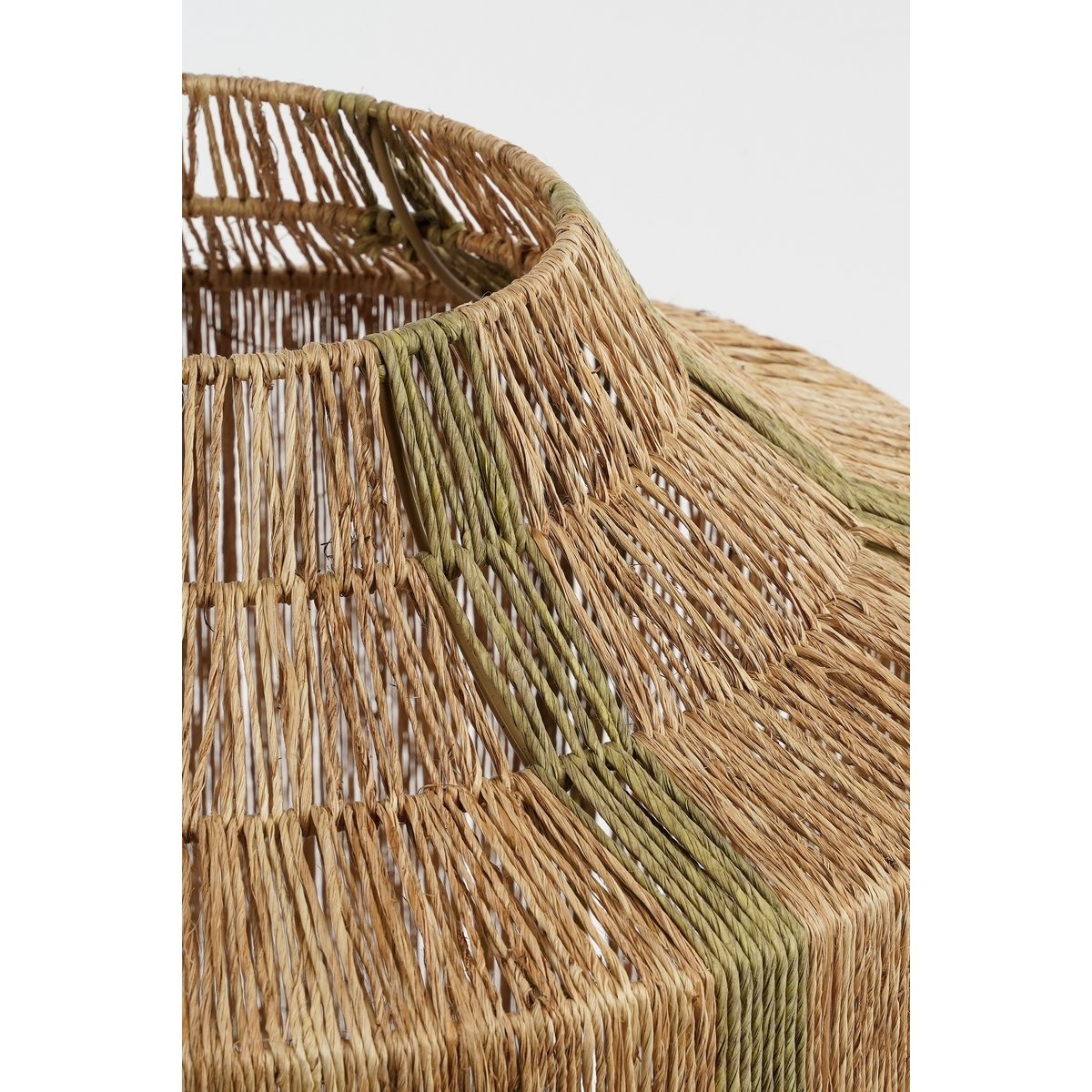 KantoormeubelenPlus Liliano Lantaarn - H51 x Ø40 cm - Jute - Donkergroen