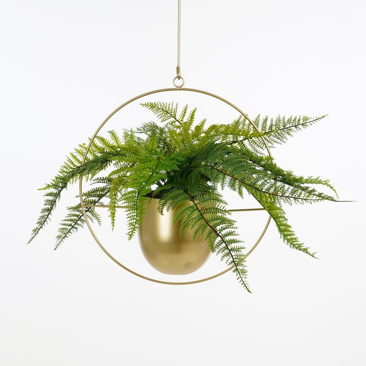 KantoormeubelenPlus Dexter Bloempot Hangend - L34 x B14 x H65 cm - Goud