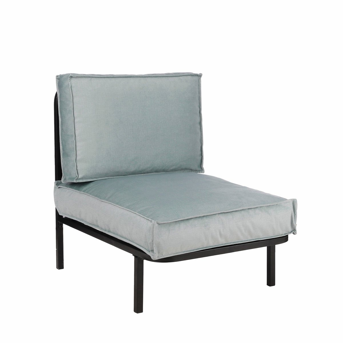 KantoormeubelenPlus Celo Loungestoel - L62 x B83 x H78 cm - Metaal - Zwart