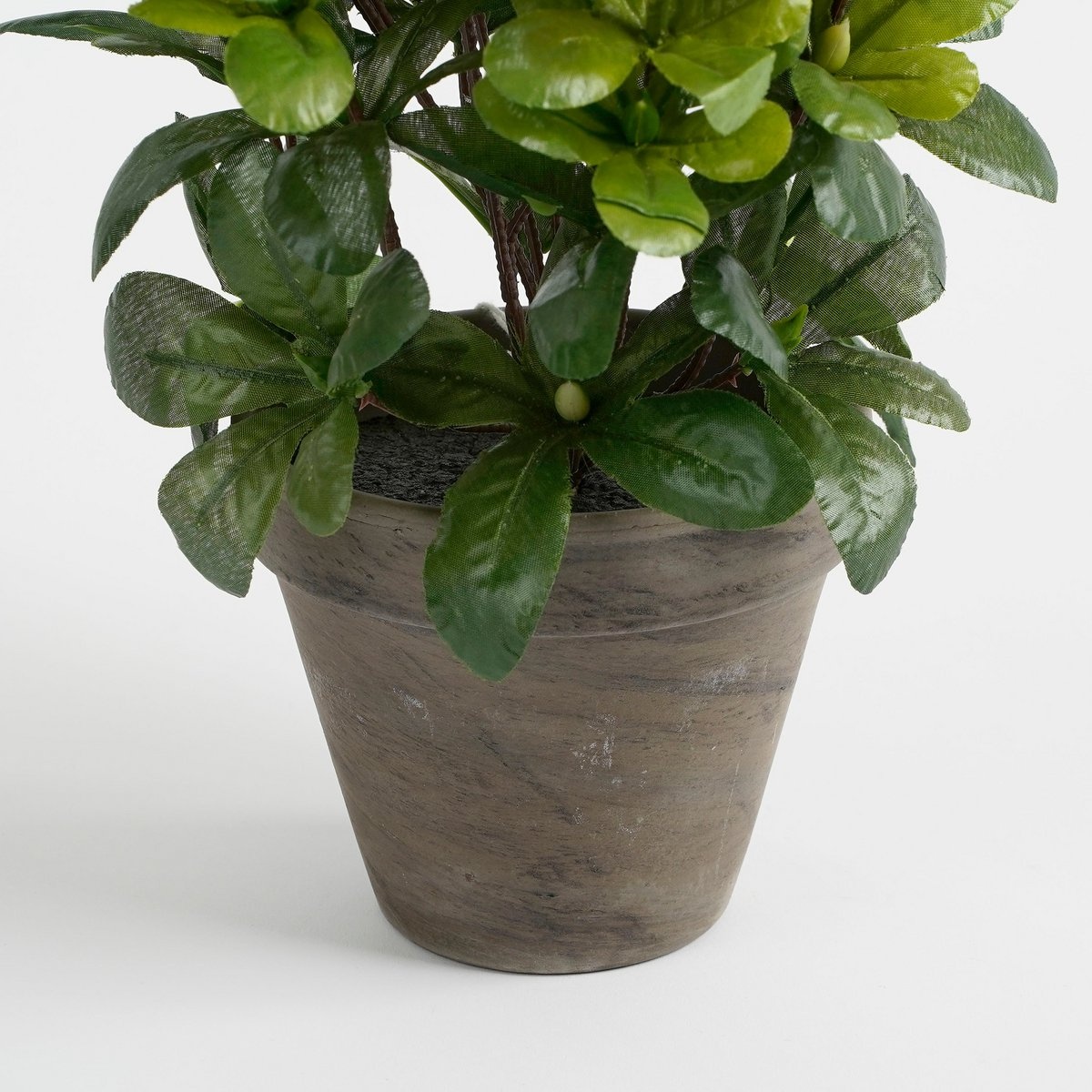 KantoormeubelenPlus Azalea Kunstplant in Bloempot Stan - H27 x Ø20 cm - Wit