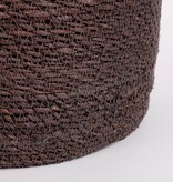 KantoormeubelenPlus Atlantic Mand voor Planten - Set van 3 - H16 x Ø16 cm - Zeegras - Grijs