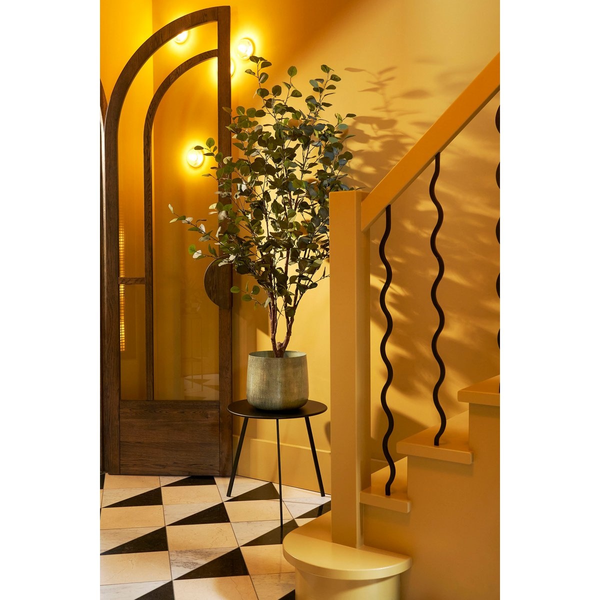 KantoormeubelenPlus Benson Bloempot - H27 x Ø32 cm - Metaal - Lichtgrijs
