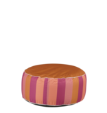 KantoormeubelenPlus Novia Opblaasbare Poef Gestreept - H23 x Ø53 cm - Paars
