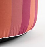 KantoormeubelenPlus Novia Opblaasbare Poef Gestreept - H23 x Ø53 cm - Paars