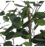KantoormeubelenPlus Ficus Kunstplant in Bloempot - H150 x Ø30 cm - Donkergroen 