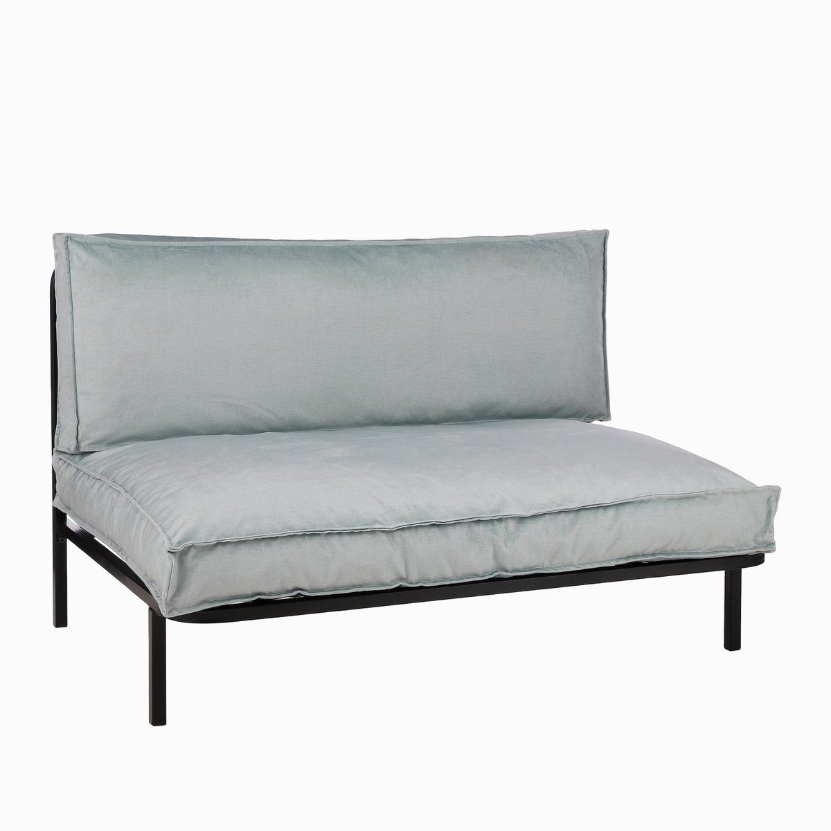KantoormeubelenPlus Celo Loungebank - L122 x B83 x H78 cm - Metaal - Zwart