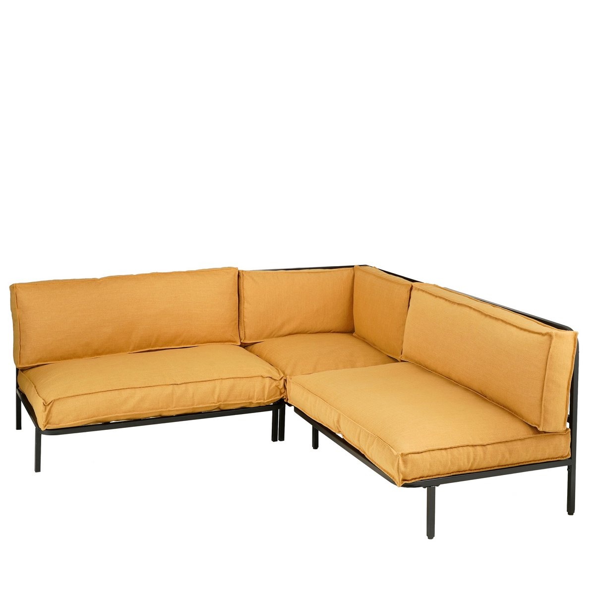 KantoormeubelenPlus Celo Loungebank - L122 x B83 x H78 cm - Metaal - Zwart
