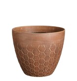 KantoormeubelenPlus Bravo Bloempot voor Buiten - H32,5 x Ø38 cm - Koper bijenkorf