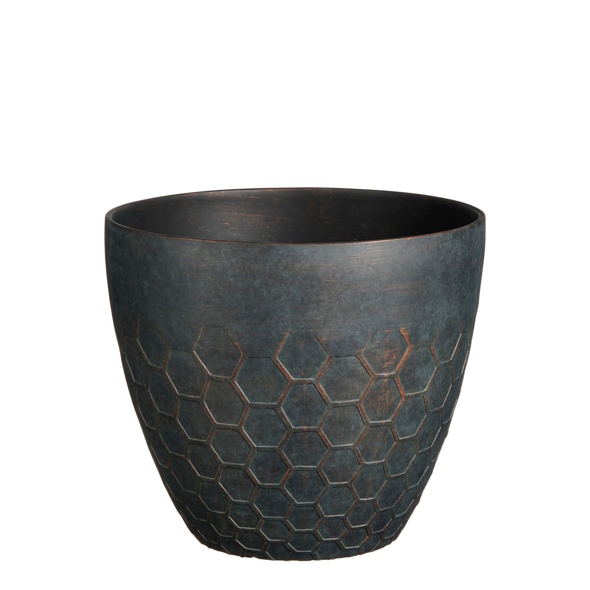 KantoormeubelenPlus Bravo Bloempot voor Buiten - H32,5 x Ø38 cm - Groen bijenkorf