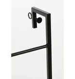 KantoormeubelenPlus Dani Plantenrek Hangend - L54 x B9,5 x H90 cm - Metaal - Zwart