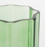 KantoormeubelenPlus Missouri Vaas - H25 x Ø14,5 cm - Glas - Groen
