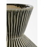 KantoormeubelenPlus Reims Vaas - H41,5 x Ø29,5 cm - Keramiek - Zwart