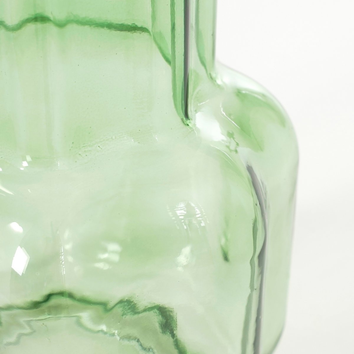 KantoormeubelenPlus Missouri Vaas - H25 x Ø14,5 cm - Glas - Groen