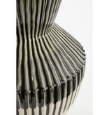 KantoormeubelenPlus Reims Vaas - H41,5 x Ø29,5 cm - Keramiek - Zwart