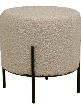 KantoormeubelenPlus Alford Poef - Grijsbruin