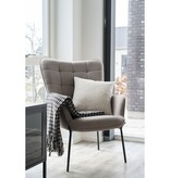 KantoormeubelenPlus Zijplaid - Plaid, zwart/beige, 130x180 cm