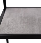 Stalux Vakkenkast 'Guus' 120 x 200cm, kleur zwart / beton