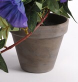 KantoormeubelenPlus Petunia Kunst Hangplant in Bloempot Stan - L25 x B45 x H50 cm - Donkerpaars