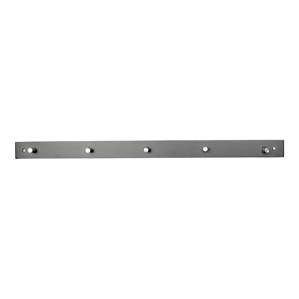 Padova Coat Rack - Kapstok in zwart met 5 haken in metaal
