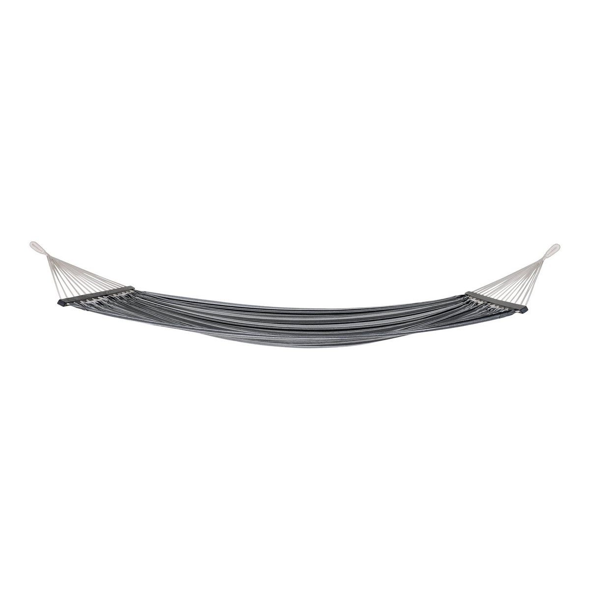 Lamia Hangmat - Hangmat, polyester/katoen, lariks, zwart/grijs/wit