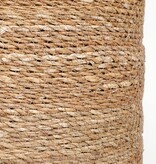KantoormeubelenPlus Atlantic Mand voor Planten - Set van 3 - H16 x Ø16 cm - Zeegras - Lichtbruin
