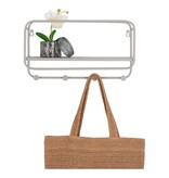 KantoormeubelenPlus Feira Hoedenplank - Hoedenplank, staal, koel grijs