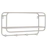 KantoormeubelenPlus Feira Hoedenplank - Hoedenplank, staal, koel grijs