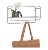 KantoormeubelenPlus Feira Hoedenplank - Hoedenplank, staal, koel grijs