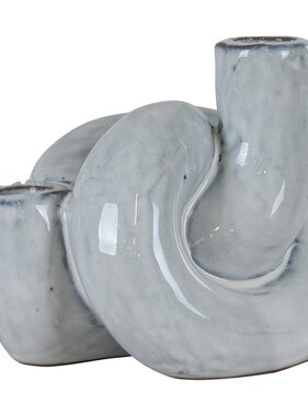 KantoormeubelenPlus Kandelaar - Gevlekt wit