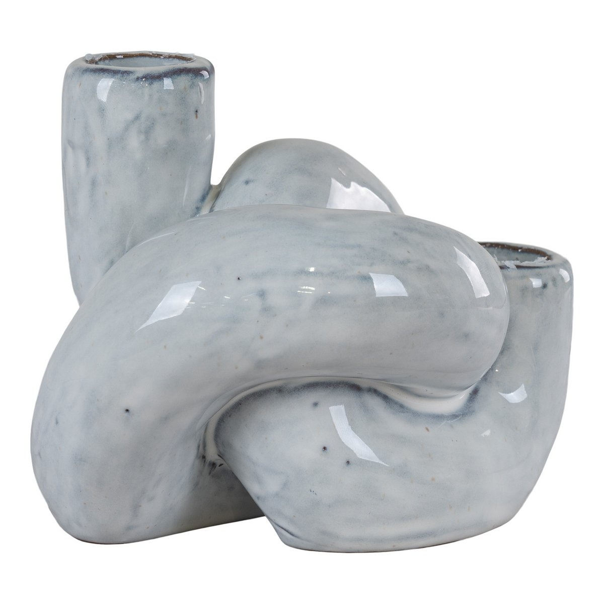 KantoormeubelenPlus Kandelaar - Gevlekt wit