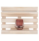 Odessa Plank - Wandplank, 2 planken van natuurlijk hout 30x16,5 cm