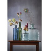 KantoormeubelenPlus Guan Fles Vaas - H26 x Ø21 cm - Gerecycled Glas - Transparant