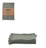 KantoormeubelenPlus Xavie Servet - Set van 4 - L40 x B40 cm - Groen