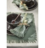 KantoormeubelenPlus Xavie Servet - Set van 4 - L40 x B40 cm - Groen
