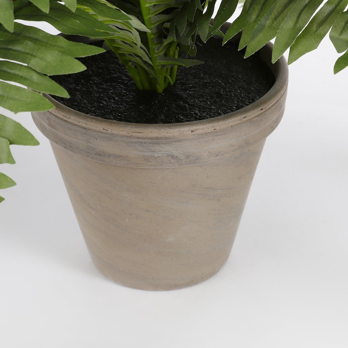 KantoormeubelenPlus Varen Kunstplant in Bloempot Stan - H40 x Ø70 cm - Groen