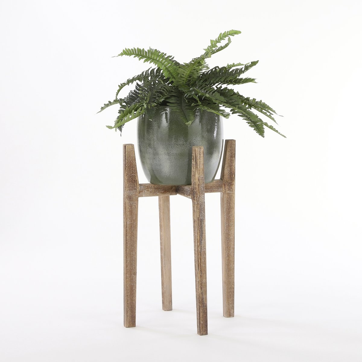 KantoormeubelenPlus Varen Kunstplant in Bloempot Stan - H40 x Ø70 cm - Groen